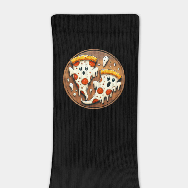 Funny Pizza Ghost Halloween by logiamerch