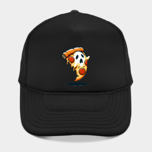 Funny Pizza Ghost Halloween Hat