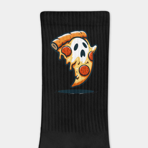 Funny Pizza Ghost Halloween by logiamerch