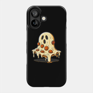 Funny Pizza Ghost Halloween Phone Case