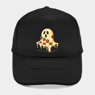 Funny Pizza Ghost Halloween Hat