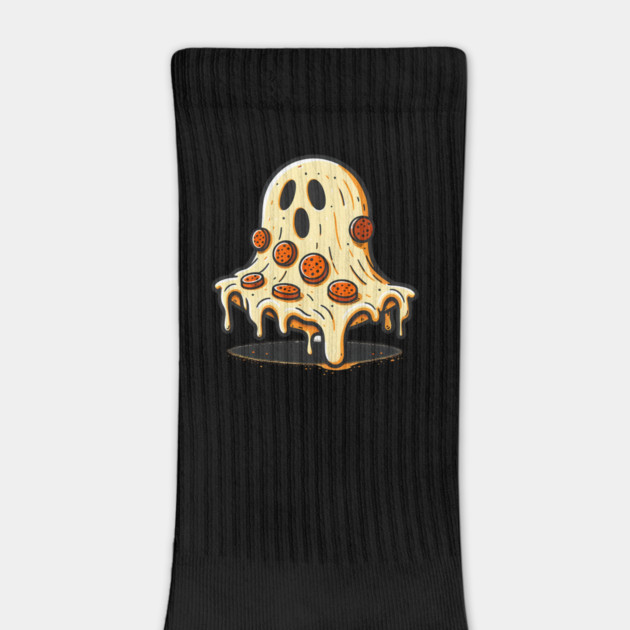 Funny Pizza Ghost Halloween by logiamerch