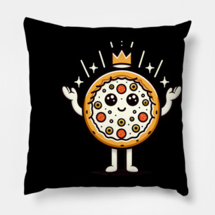 Funny Pizza king, Pizza Lover Pillow