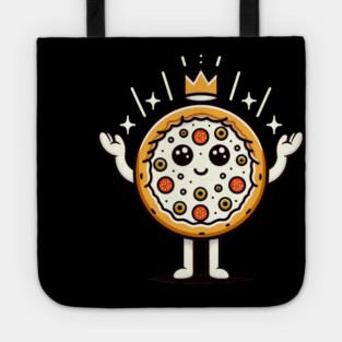Funny Pizza king, Pizza Lover Tote