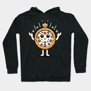 Funny Pizza king, Pizza Lover Hoodie
