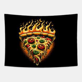 Faming Hot Spicy Pizza Lover Tapestry
