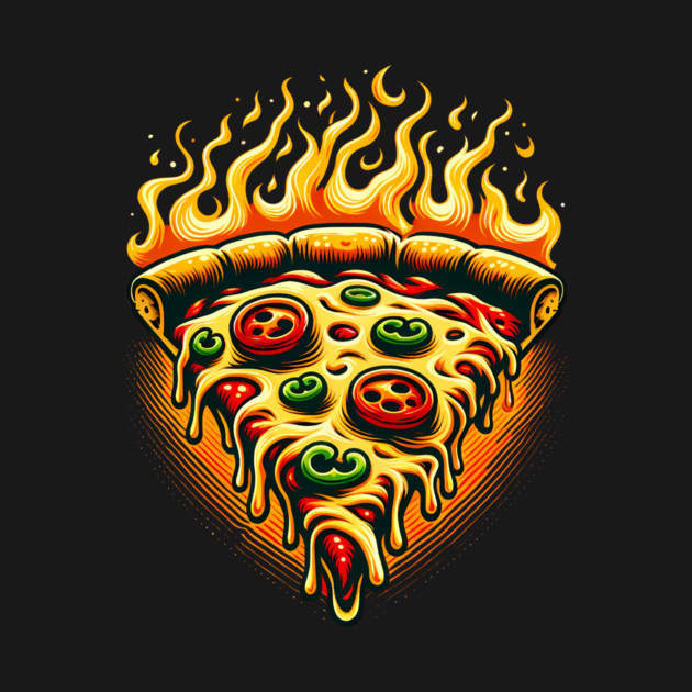Faming Hot Spicy Pizza Lover by logiamerch