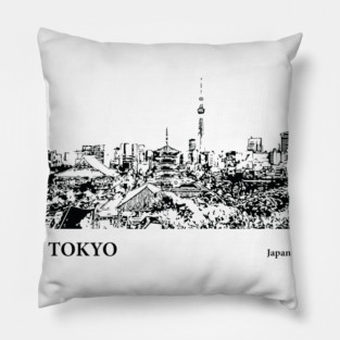 Tokyo Japan Pillow
