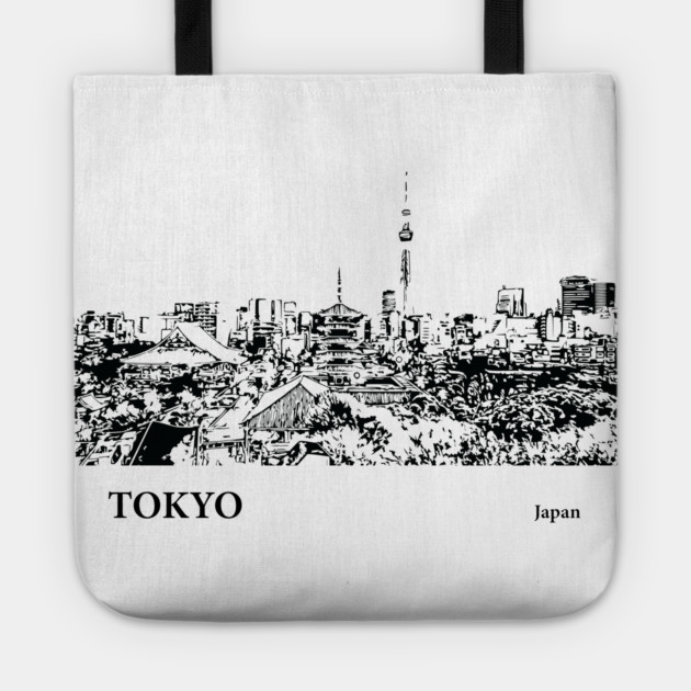 Tokyo Japan Tote by Lakeric