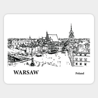 Warsaw Poland Magnet