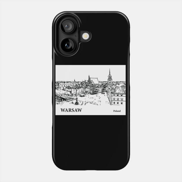 Warsaw Poland Phone Case by Lakeric