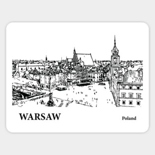 Warsaw Poland Sticker