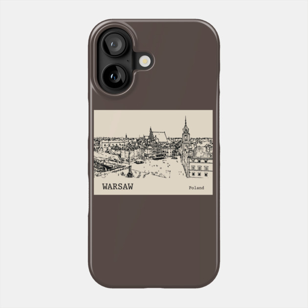 Warsaw Poland Phone Case by Lakeric