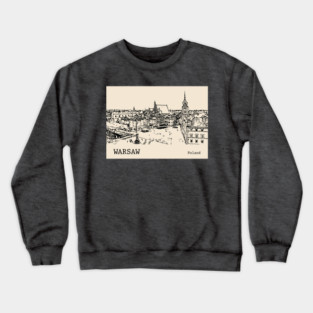 Warsaw Poland Crewneck Sweatshirt