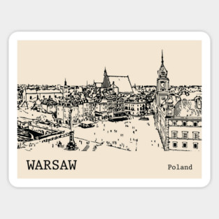 Warsaw Poland Sticker