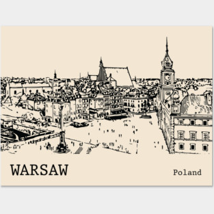 Warsaw Poland Posters and Art