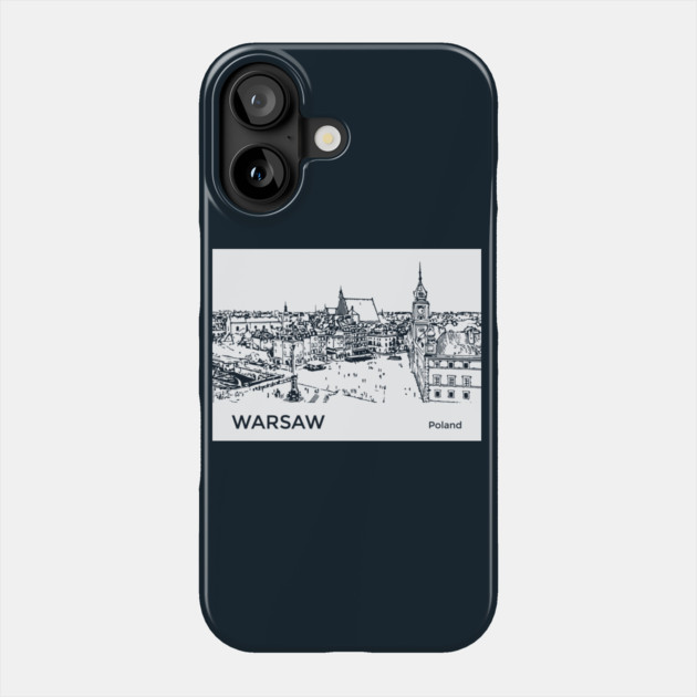 Warsaw Poland Phone Case by Lakeric