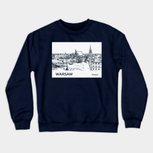 Warsaw Poland Crewneck Sweatshirt