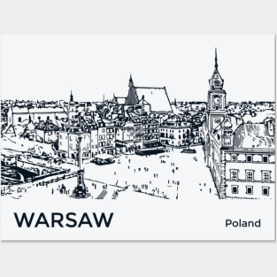 Warsaw Poland Posters and Art