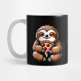 Cute Sloth with a Slice of Pizza Mug
