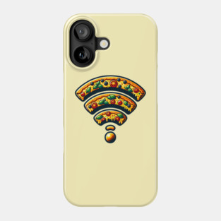 Pizza and Wifi, Funny Pizza Lover Phone Case