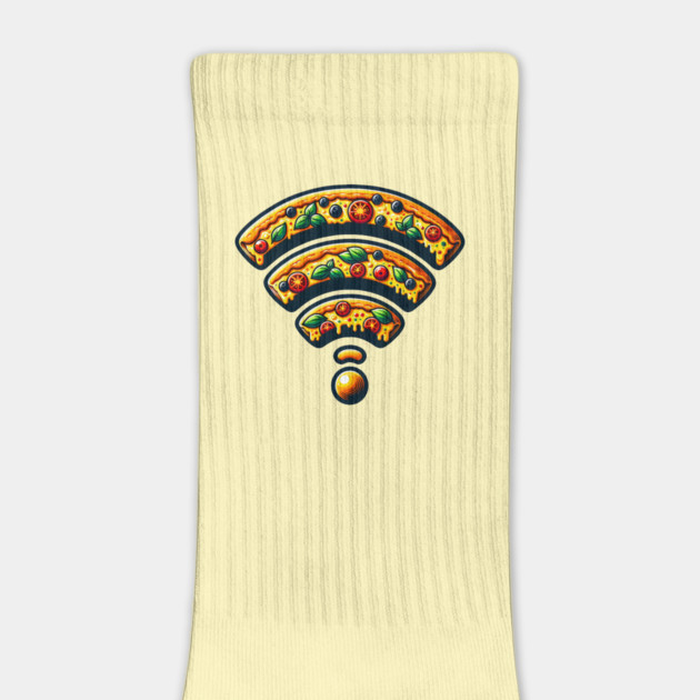 Pizza and Wifi, Funny Pizza Lover by logiamerch