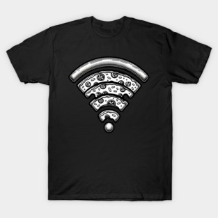 Pizza and Wifi, Funny Pizza Lover T-Shirt