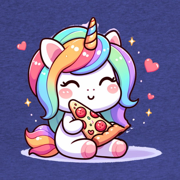 Pizza Unicorn Lover, Love Eating Pizza by logiamerch
