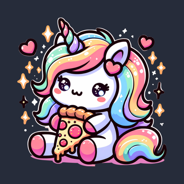 Pizza Unicorn Lover, Love Eating Pizza by logiamerch