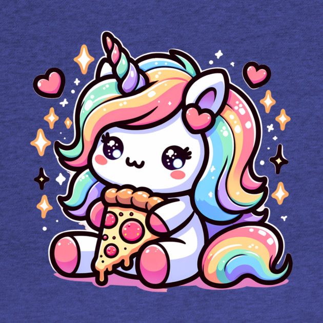 Pizza Unicorn Lover, Love Eating Pizza by logiamerch
