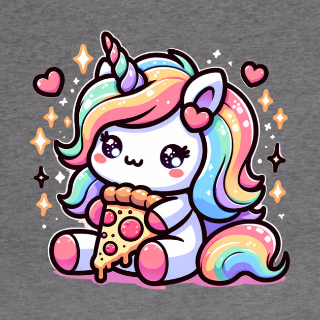 Pizza Unicorn Lover, Love Eating Pizza by logiamerch