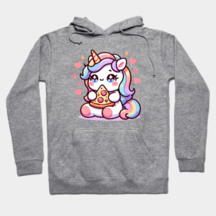 Pizza Unicorn Lover, Love Eating Pizza Hoodie