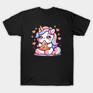 Pizza Unicorn Lover, Love Eating Pizza T-Shirt
