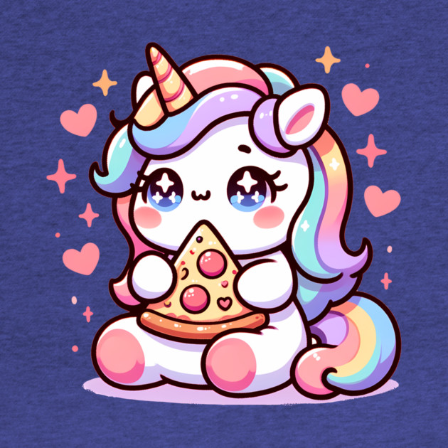 Pizza Unicorn Lover, Love Eating Pizza by logiamerch