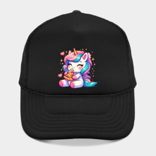Pizza Unicorn Lover, Love Eating Pizza Hat