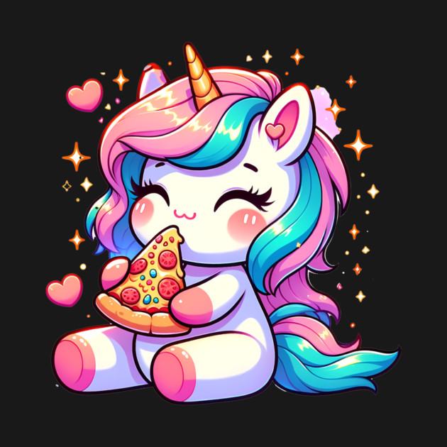 Pizza Unicorn Lover, Love Eating Pizza by logiamerch