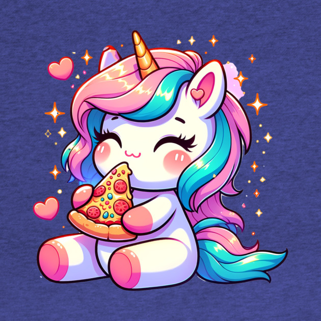 Pizza Unicorn Lover, Love Eating Pizza by logiamerch