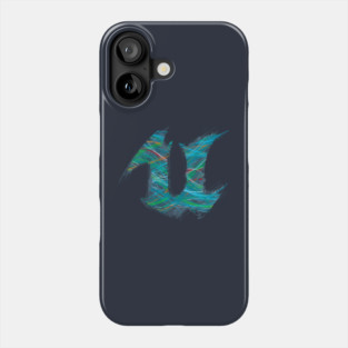 Unreal Engine Blueprint Spaghetti (no grid) Phone Case