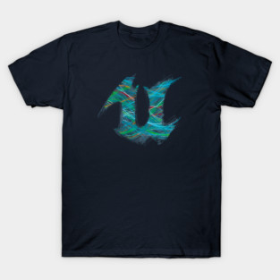 Unreal Engine Blueprint Spaghetti (no grid) T-Shirt