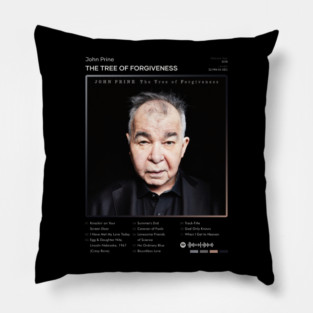 John Prine - The Tree of Forgiveness Tracklist Album Pillow