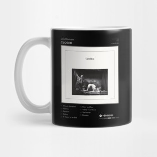 Joy Division - Closer Tracklist Album Mug