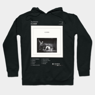 Joy Division - Closer Tracklist Album Hoodie