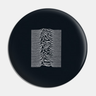 Joy Division - Unknown Pleasures Tracklist Album Pin