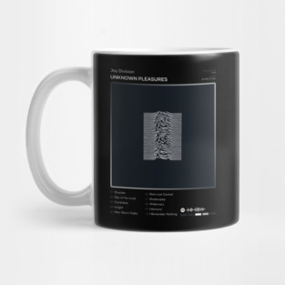 Joy Division - Unknown Pleasures Tracklist Album Mug