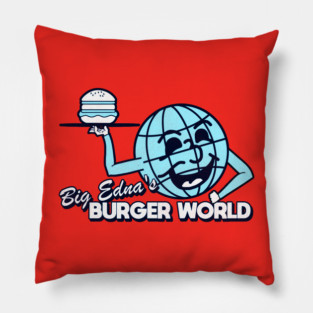 Big Edna's Burger World - UHF Pillow