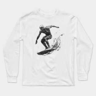 SILVER SURFER CHARCOAL Long Sleeve T-Shirt