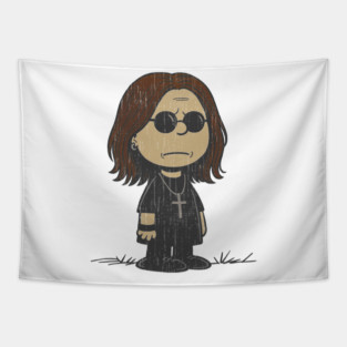 Ozzy Osbourne Edition Darkness Of Cartoon Tapestry