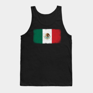 Mexico Flag Vintage Tank Top
