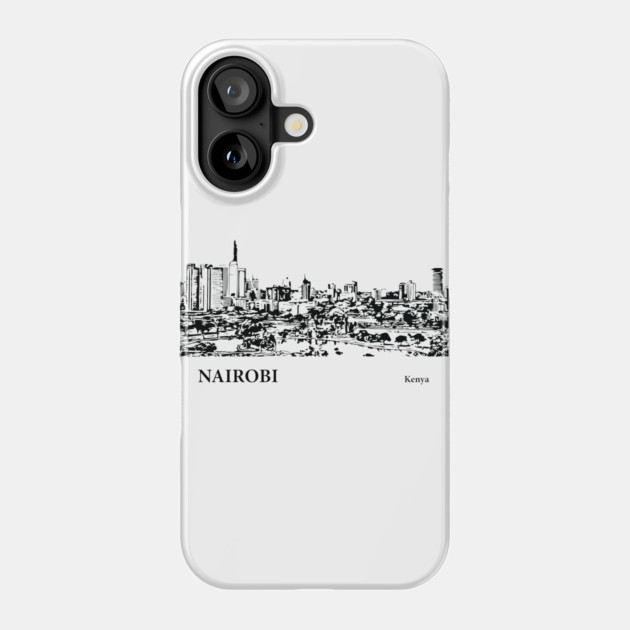 Nairobi Kenya Phone Case by Lakeric