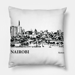 Nairobi Kenya Pillow